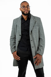 Abrigo Aldo Cuadros de Lana para Hombre