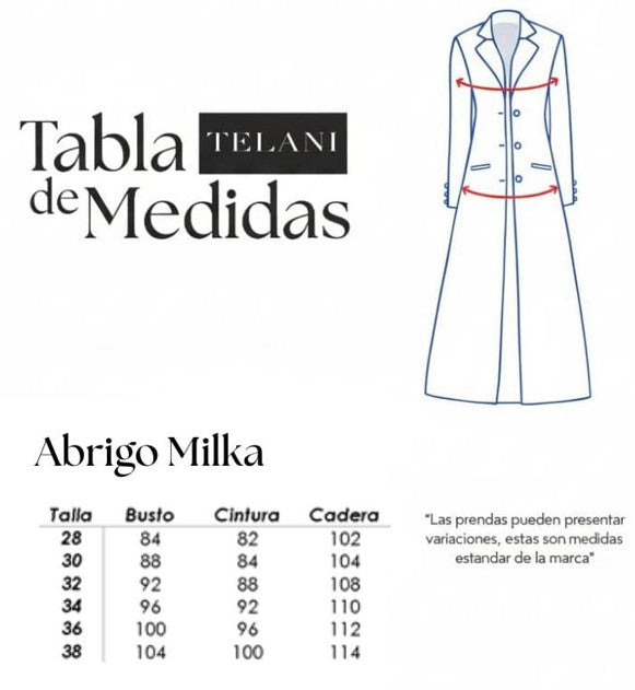 Abrigo de Lana Color Arena para Mujer | Modelo Milka Telani
